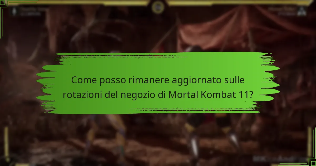 Come posso impostare avvisi per le rotazioni del negozio?