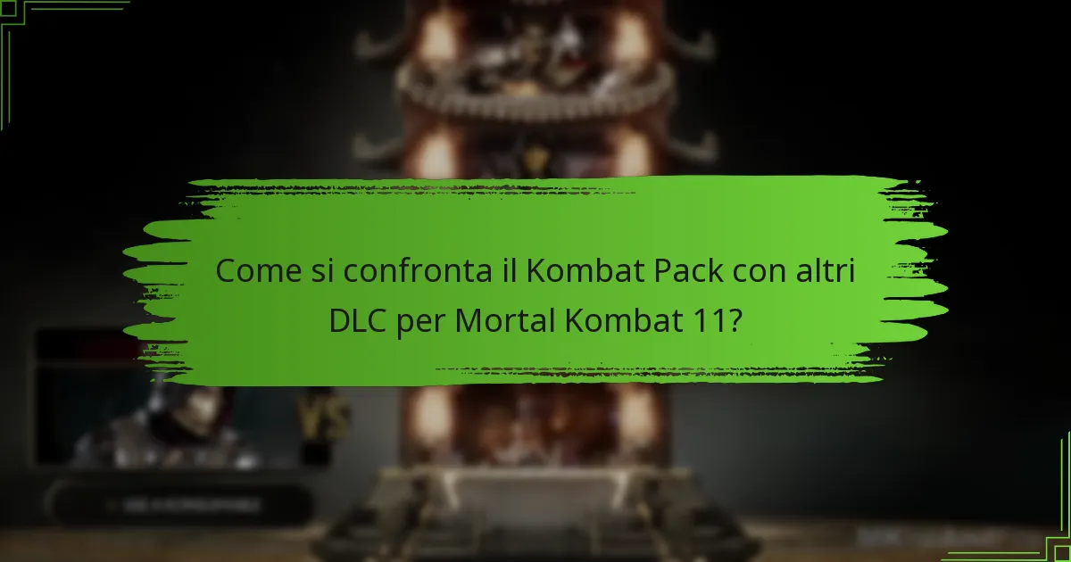 Quali aggiornamenti visivi offre il Kombat Pack?