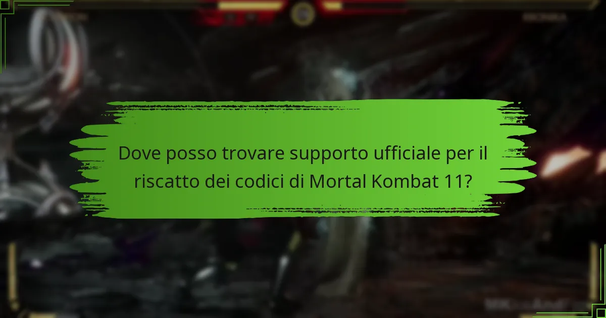 Quali suggerimenti possono migliorare l’esperienza di riscatto dei codici di Mortal Kombat 11?