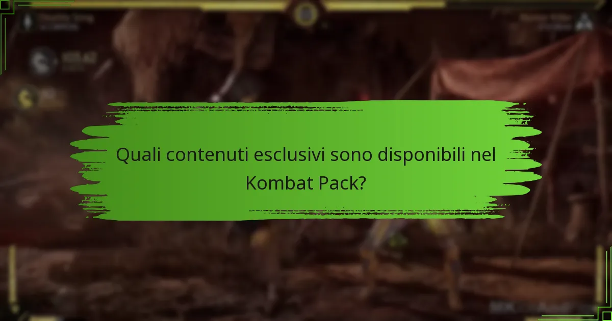 Come si confronta il Kombat Pack con il gioco base?