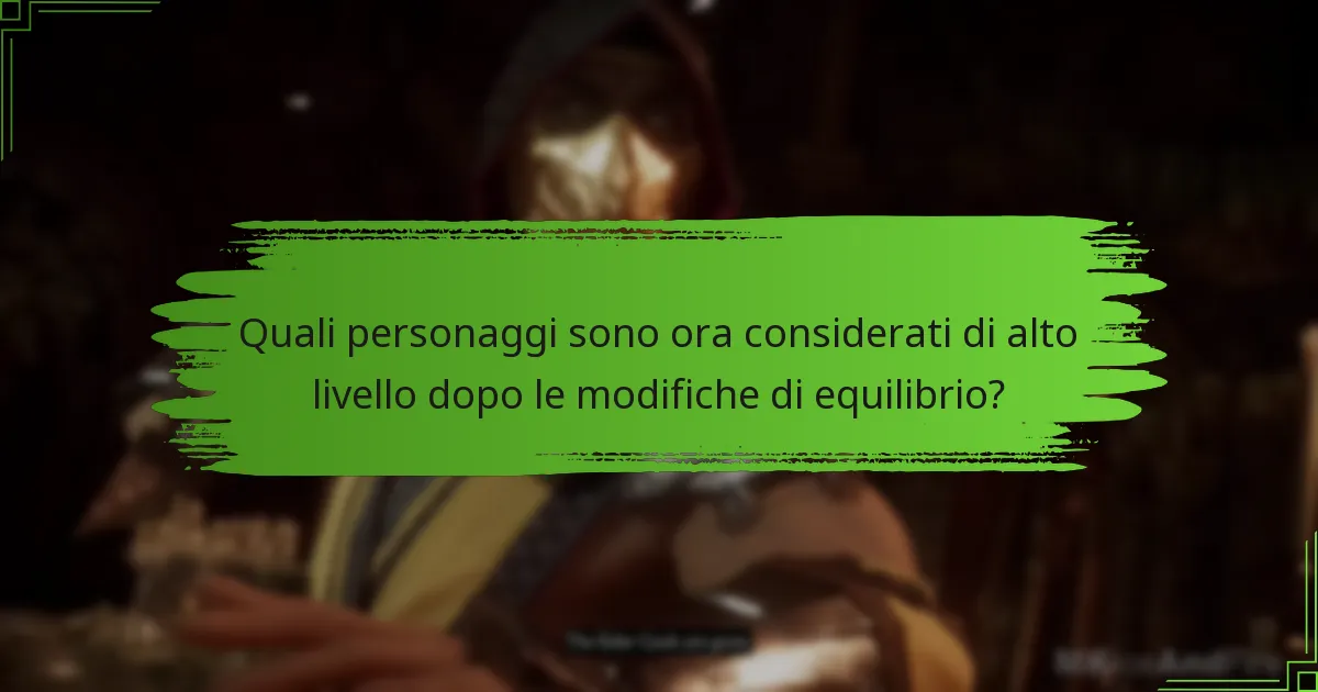 Quali sono le implicazioni dell’equilibrio dei personaggi per il gioco competitivo?