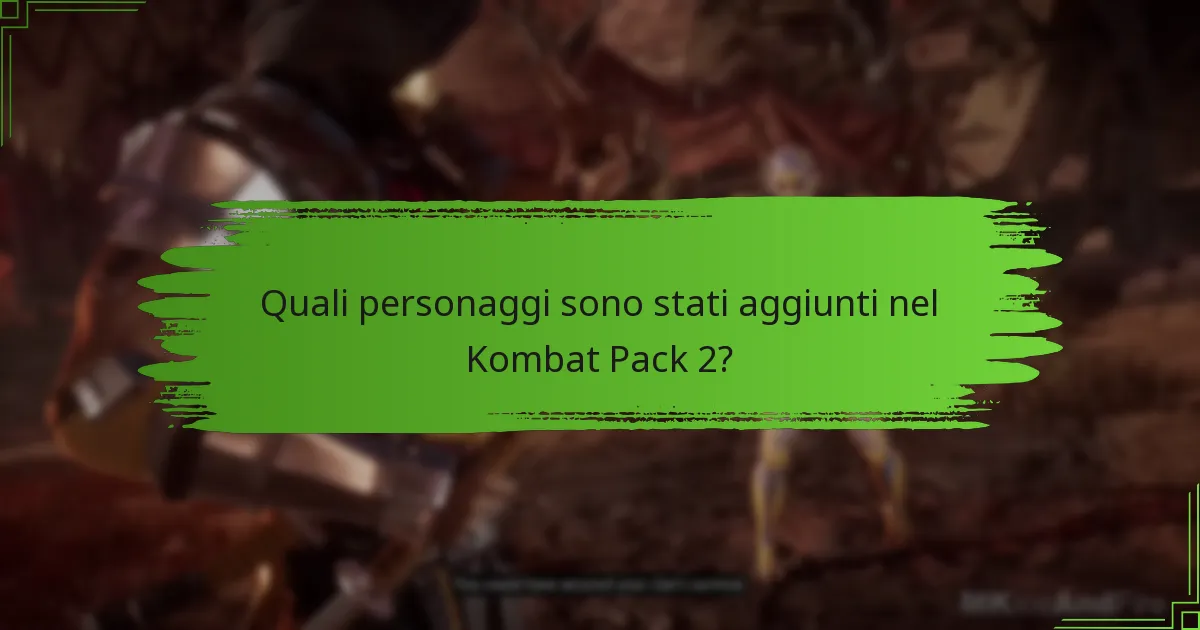 Come si confronta il Kombat Pack 2 con i pacchetti precedenti?