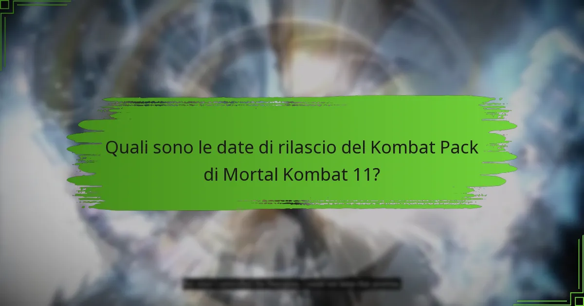 Quali sono le differenze tra i Kombat Pack in Mortal Kombat 11?