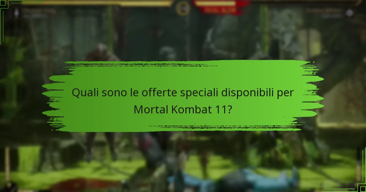 Quando diventano disponibili le offerte speciali?